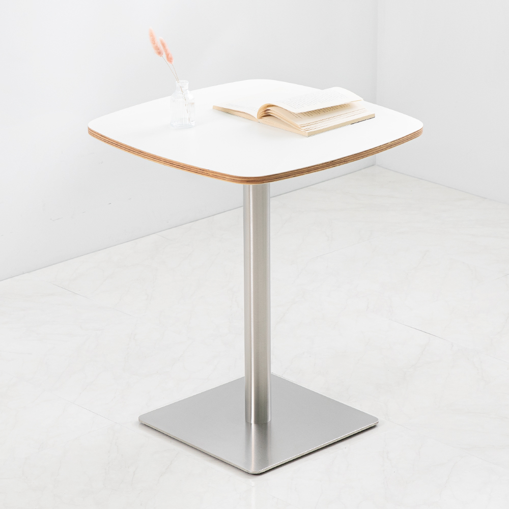 크림 600 사각 18T 큐리 사각 다리 테이블 카페 식탁